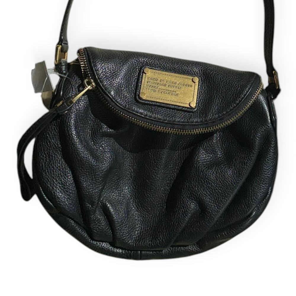 Marc by Marc Jacobs Standard Supply Workwear Black Leather Crossbody Bag